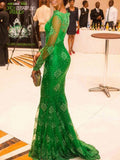 DERMEARNE 2025 New Style Women's Evening Full Dress Sexy Lace Perspective Long Sleeve Full Dresses For Women Bridesmaid Dress Party  Dress