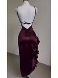 Dermearne2024 Europe and the United States explosive new cross-border dress summer senior sense Y2K sexy halter Spice Girl dress