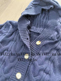 DERMEARNE American Style Korean Style Hooded Knitted Cardigan Design Aesthetics Casual Slim Fit Sweater Jacket Y2k-grils Fashion Clothing
