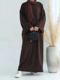 DERMEARNE Eid Modest Clothing Muslim Kaftan Under Dress Abaya Dubai Islam For Women Robe Longue Caftan Marocain Femme Vestidos Musulmane