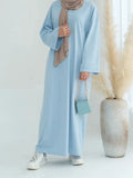 DERMEARNE Eid Modest Clothing Muslim Kaftan Under Dress Abaya Dubai Islam For Women Robe Longue Caftan Marocain Femme Vestidos Musulmane