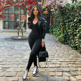 Spring Autumn Clothes Long Women Biker Jackets Black Office Lady PU Leather Coats Woman Elegant Zipper Femal Faux Fur Coat Red