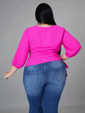 DERMEARNE Ladies Tops Long Sleeve Female Clothing Large Size Fashion Woman Blouses 2022 Plus Size Blouses Wholesale Bulk Dropshipping