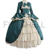 DERMEARNE Medieval Retro Gothiced Court Lolita Dress Royal Lady Ball Dress Square Neck Tight Waist Bowknot Women Elegant Costume Vestido