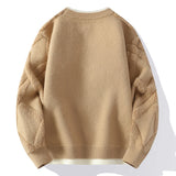 DERMEARNE Men Women Autumn Winter Striped Pullovers Fashion Casual Knitted Sweaters Thick Warm Round Neck Sweaters High-quality Tops 2025