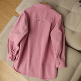 DERMEARNE New Women Pink Jeans Jacket Oversized Korean Style Single Breasted Chic Denim Coats Spring Autumn Cowboy Jackets Outwear
