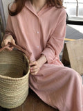 DERMEARNE S-2XL Summer Shirt Dress Evening Vintage Dress Party Oversize Long Cotton Beach Women Dresses Robe Vestido Vestidos Para Mujer