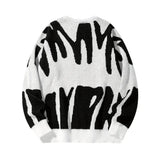 Men and Women's Neutral Korean Sweater, Mixed Wear, Personality Pullover, Large Size, Loose, Warm, Autumn, Winter