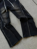 Baggy Casual Y2K pants Retro Hip Hop Zipper cargo pants Sweatpants Men Women Harajuku Letter joggers women trousers Streetwear