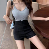 XS-4XL 2023 Sexy Spring Summer Fashion High Waist Slim Elastic Denim Shorts Female Sexy Short Pants  Booty Shorts