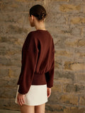 Elegant Solid Color Button Knitted Women Sweater Chic V Neck Long Sleeve Loose Warm Pullover 2024 Autumn Female High Streetwear