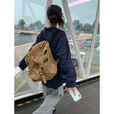 Dermearne Korean Navy Grid Loose Outer Shirt Sun Protection Thin Coat All-Matching