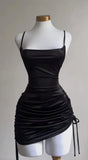 Dermearne Europe and the United States explosive new cross-border dress summer high sense lace-up sexy halter spice bag hip skirt
