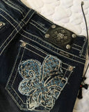 Streetwear New Fashion Embroidered Baggy Jeans Women Y2K Harajuku Vintage Hip Hop Popular High Waist Casual Joker Wide Leg Pants