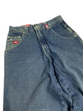Vintage Jeans Y2K New Harajuku Hip Hop Letter Embroidered Baggy Jeans Denim Pants Men Women Goth High Waist Wide Trousers