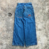 Streetwear Jeans Y2K Hip Hop Retro Graphic Blue Baggy Jeans Mens Womens New High Waist Wide Leg Trousers Clothes