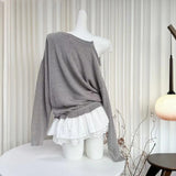 Autumn Winter Korean Fashion Ballet Core Long Sleeve Dress Preppy Women Frocks One-Piece 2000s Aesthetic Gyaru Tide Coquette Y2k