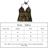 Dermearne Punk Retro Print Casual Sleeveless Women's Tops American Style Goth Harajuku Emo Girls Streetwear Y2K 90s Sexy Strap sling Tops