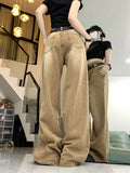 American Vintage Design Women Pants High Waist Trendy All-match New Y2K Jeans Summer Fashion Personality Women's Jeans