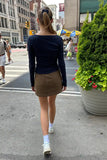Women Vintage Striped T-shirts 2024 Summer Ladies Casual Slim Long Sleeve Round Neck Cotton Tees Female Classic  Button Tops