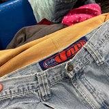 Jeans New Mens Harajuku Retro Hip Hop Cartoon Embroidery Baggy Jeans denim Pants 90s Street Gothic Wide Trousers Streetwear