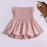 Off Shoulder Strapless Tank Top Solid Color Tube 2024 Summer Sleeveless Pleated Skinny Camisole