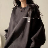 Women Sweatshirts Long Sleeve Hoodies Casual Letter Print Loose New Oversized Hoodie Pullovers Harajuku Sweatshirt Female Ins