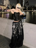 Y2K Harajuku Retro Vintage Streetwear Women Gothic Punk Style Loose Casual Straight Pants Baggy Oversized Wide Leg Sweatpants