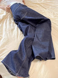 American Spring and Autumn Women Black High Street Wide Leg Jeans Retro Y2k Men and Women Loose Straight Pants