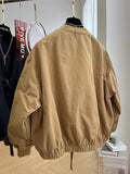 V Neck Loose Short Jackets Female Autumn Casual outwears Pocket Women's Jacket Streetwear Basic Coat korean Woman clothing
