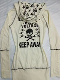 Skull Hoodie Grunge Punk Women's Streetwear 2000s Young Girl Pullover Female Fashion New Hoodies Y2k Slim Harajuku Street Hooded