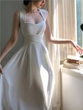 Korean Elegant Midi Dresses For Women Summer New Evening Party Fashion Slim Female Vestidos Casual 1-piece Bandage Clothes