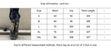 Y2K High Street Ripped Tassel Washed Baggy Jeans Woman Retro Street Hip-hop Loose Old Fashion Casual High Waist Wide Leg Jeans