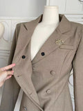 Women Blazer Jacket Female Korean Style Suit Coat Y2k Harajuku Office Ladies Long Sleeve Outwear Vintage Elegant Fashion Clothes