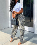 XIKTOP Camouflage Cargo Pants Women Autumn 2022 Vintage Pockets Trousers Harajuku Y2k Pants Casual Hipster Streetwear Grunge