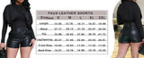 Women's Faux Leather Shorts Sexy High Waist Black PU Leather Shorts Fashion Tight Hip Pants for Female Gifts Drop Shipping