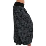 Women's Personality Geometric Haren Pants Casual Comfortable Loose Printed Pants Casual Women's Wide Leg Pants