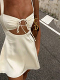 Women's Hot Sweetheart Short Dresses Summer Sexy Holiday Style Fashion Knit Strappy A-line Dresses