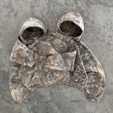 Dermearne Y2K Harajuku men and women sportswear hip-hop street fashion women camouflage pattern zippered hoodie zip up hoodie sweatshirt