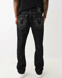 2000's True Religion Low Rise Super T Bootcut Flare Jeans Street Fashion Style Straight Leg Wide Leg Jeans for Men and Women