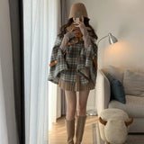 2024 Winter New Coat Retro Loose Coat Medium Long Fashion Slimming Women Jacket woolen cape jacket
