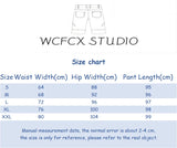 DERMEARNE WCFCX STUDIO Women Jeans American Retro Street Style Jeans High Waist Jeans Loose Wide-Leg Pants Fashion Chic Design Jeans