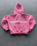 Dermearne Y2k Zipper Hoodie Two Piece Set Hip Hop Digital Print Hooded Women Clothes Sweatshirts Drawstring Casual Sports Pant Streetwear