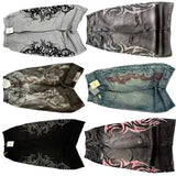 DERMEARNE Y2K Fashion Pattern Embroidery Baggy Jeans Men and Women High Street Vintage Hip Hop Casual Couple High Quality Wide-leg Pants