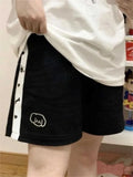 Japanese 2000s Style Y2k Shorts Baggy Kawaii Harajuku Sweatpants Cute Sweet Sports Pants Oversize Korean Fashion Summer