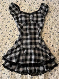 Dermearne 2 Y2k Harajuku Lattice Vintage Sleeveless Gothic Punk Summer Dresses Slim 2024 Short Dress Lace Sexy Korea Fashion Women Dresses