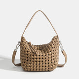 Kazrvna Popular selling women bags PU Woven tote hobo bags medium size Cheap woman Clutch bag deals original brands women Casual