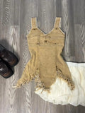 Summer Y2k Women's Elegant Dresses Harajuku Korean Party Clothing 2 Piece Sets Hottie Fashion Cowboy Tank Top Short Dresses Suit