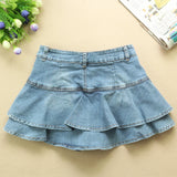 Ruffle Pleated Shorts Skirts Women Summer Low Waist A Line Y2K Denim Skirt Mini Short Jeans Skirts Outdoor Sex Skirt Woman