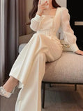 DERMEARNE  Pant Summer Set of Two Fashion Pieces for Women Luxury Women's Sets Sexy Trouser 2 Piece Outfits 2023 Pants Elegant Blazer Suit